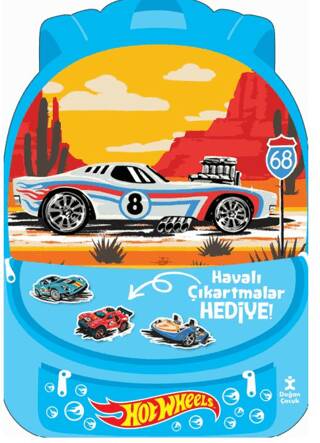 Hot Wheels – Parıltılı Tatil Çantam Etkinlik ve Boyama Kitabı - 1