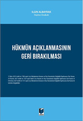 Hükmün Açıklanmasının Geri Bırakılması - 1