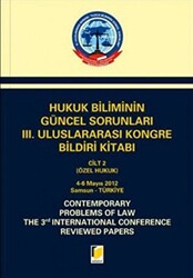 Hukuk Biliminin Güncel Sorunları 3. Uluslararası Kongre Bildiri Kitabı 2 Cilt Takım - 1