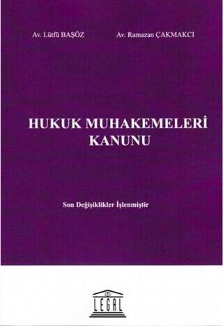 Hukuk Muhakemeleri Kanunu - 1