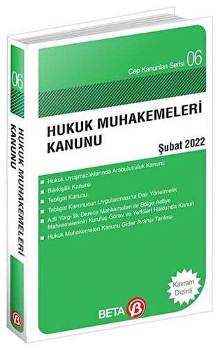 Hukuk Muhakemeleri Kanunu Cep Serisi - Şubat 2022 - 1