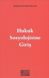Hukuk Sosyolojisine Giriş - 1