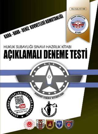 Hukuk Subaylığı Açıklamalı 5 Deneme Testi Kitabı - 1