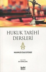 Hukuk Tarihi Dersleri - Üçdal Neşriyat