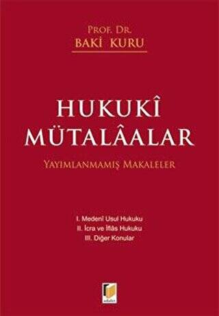 Hukuki Mütalaalar - 1