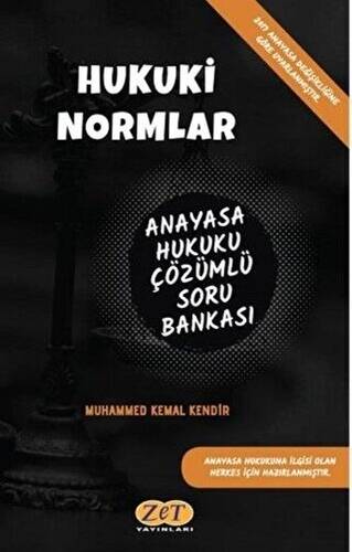 Hukuki Normlar Anayasa Hukuku Çözümlü Soru Bankası - 1