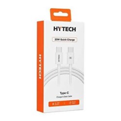 Hytech HY-XTP22 1M 3A TypeC to TypeC Hızlı Data + Sarj Kablosu - 1
