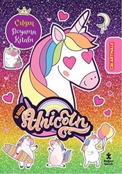 I Love Unicorn Çılgın Boyama Kitabı - 1