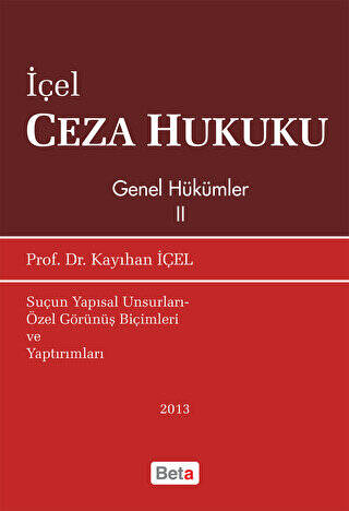 İçel Ceza Hukuku Genel Hükümler 2 - 1