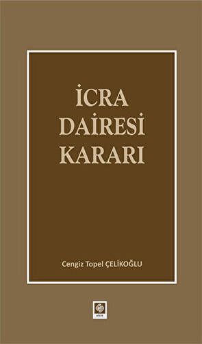 İcra Dairesi Kararı - 1