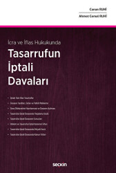 İcra ve İflas Hukukunda - Tasarrufun İptali Davaları - 1