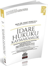 İdare Hukuku Kaymakamlık Konu Anlatımı - Savaş Yayınevi