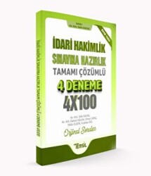 İdari Hakimlik Sınavına Hazırlık Tamamı Çözümlü 4 Deneme - 1