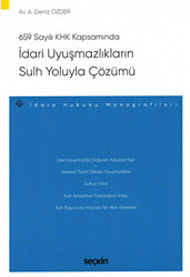 İdari Uyuşmazlıkların Sulh Yoluyla Çözümü - 1