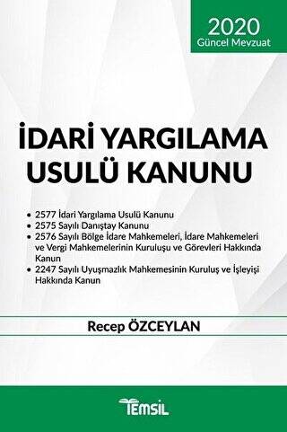 İdari Yargılama Usulü Kanunu 2020 Güncel Mevzuat - 1