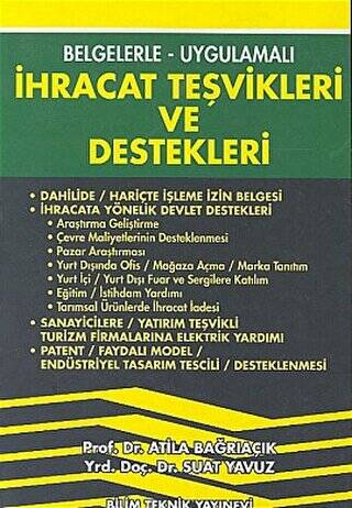 İhracat Teşvikleri ve Destekleri Belgelerle - Uygulamalı - 1