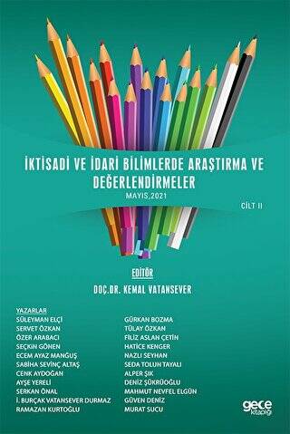İktisadi ve İdari Bilimlerde Araştırma ve Değerlendirmeler Cilt 2 - 1