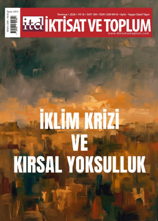 İktisat ve Toplum Dergisi 189. Sayı İklim Krizi ve Kırsal Yoksulluk - 1