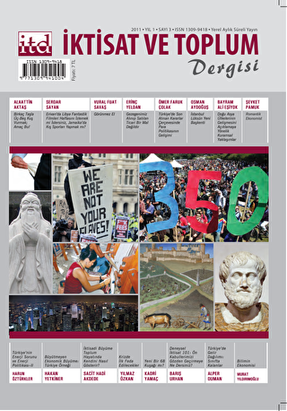 İktisat ve Toplum Dergisi Sayı: 3 - 1