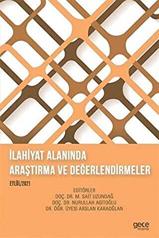 İlahiyat Alanında Araştırma ve Değerlendirmeler - 1