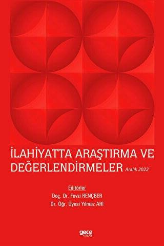 İlahiyatta Araştırma ve Değerlendirmeler - Aralık 2022 - 1