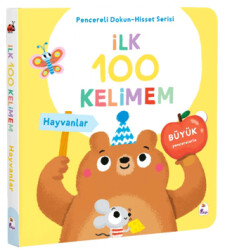 İlk 100 Kelimem – Hayvanlar Pencereli Dokun-Hisset - İndigo Çocuk