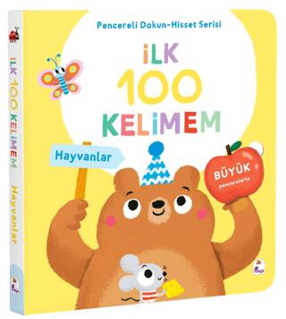 İlk 100 Kelimem – Hayvanlar Pencereli Dokun-Hisset - 1