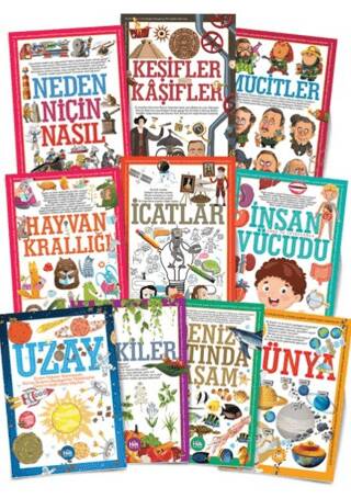İlk Bilgilerim Kütüphanesi 10 Kitap Takım - 1