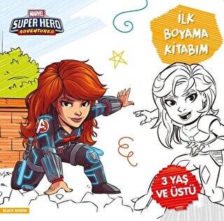 İlk Boyama Kitabım Black Widow - Marvel Super Hero Adventures - 1