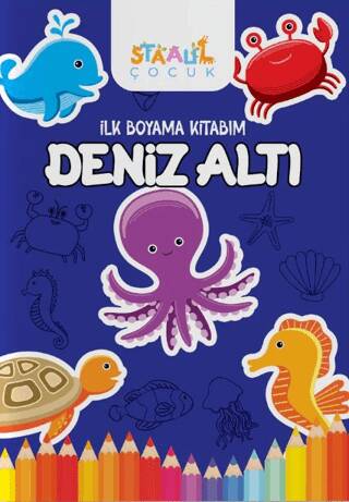 İlk Boyama Kitabım - Deniz Altı - 1