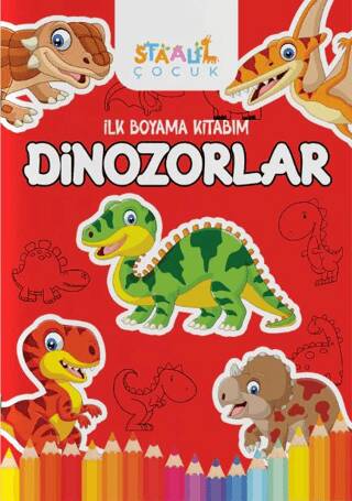 İlk Boyama Kitabım - Dinozorlar - 1