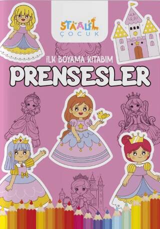 İlk Boyama Kitabım - Prensesler - 1
