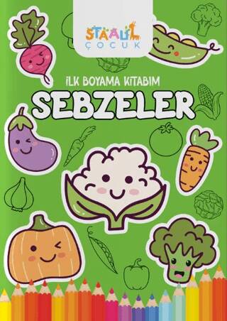 İlk Boyama Kitabım - Sebzeler - 1