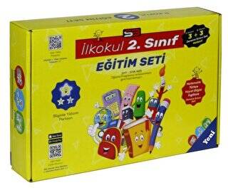 İlkokul 2. Sınıf Tüm Dersler Eğitim Seti 7 Kitap Takım - 1