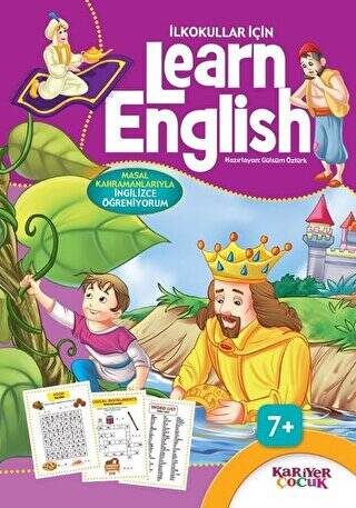 İlkokullar İçin Learn English - Mor - 1
