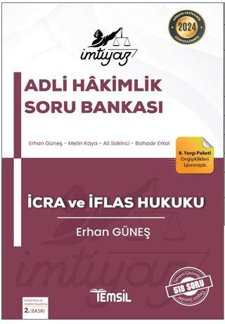 İmtiyaz Adli Hakimlik İcra ve İflas Hukuku Soru Bankası - 1