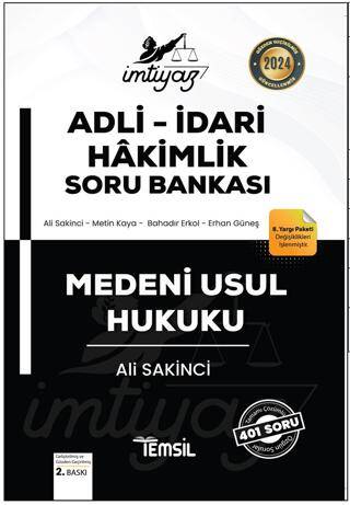 İmtiyaz Adli - İdari Hakimlik Medeni Usul Hukuku Soru Bankası - 1