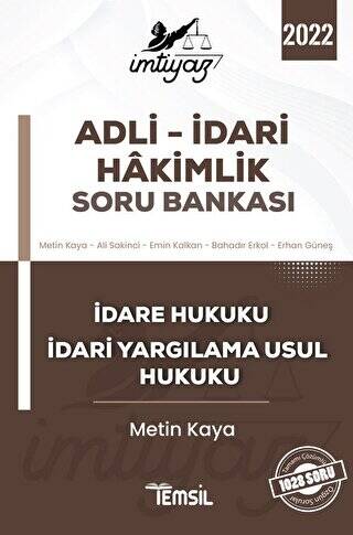 İmtiyaz Adli - İdari Hakimlik Soru Bankası - 1