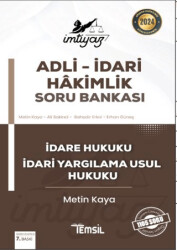 İmtiyaz Adli İdari Hakimlik Soru Bankası İdare Hukuku ve İdari Yargılama Usul Hukuku - Temsil Kitap