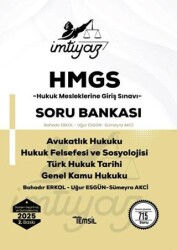 İmtiyaz HMGS Avukatlık Hukuku Hukuk Felsefesi ve Sosyolojisi Türk Hukuk Tarihi Genel Kamu Hukuku Soru Bankası - 1