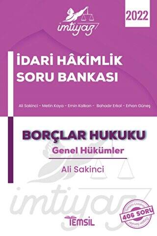 İmtiyaz İdari Hakimlik Soru Bankası - 1