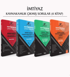 İmtiyaz Kaymakamlık Çıkmış Sorular 4`lü Set 2025 - 1