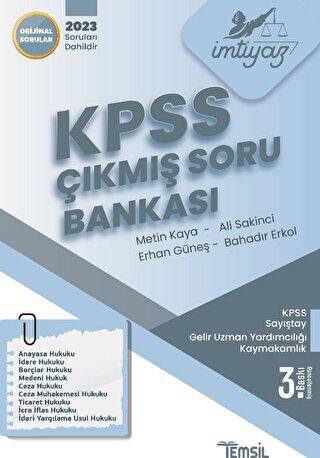 İmtiyaz KPSS Çıkmış Soru Bankası - 1