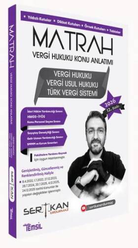 Matrah Vergi Hukuku Konu Anlatımı Vergi Hukuku – Vergi Usul Hukuku-Türk Vergi Sistemi - 1