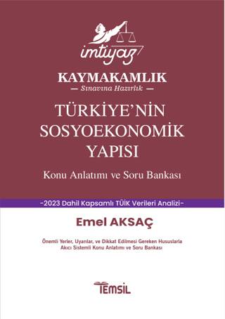 İmtiyaz Türkiyenin Sosyoekonomik Yapısı Konu Anlatımı ve Soru Bankası - 1