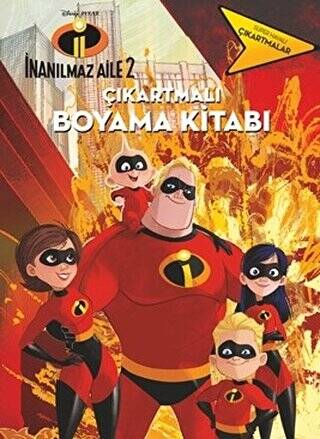İnanılmaz Aile 2 Çıkartmalı Boyama Kitabı - 1