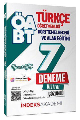 İndeks Akademi ÖABT Türkçe Dört Temel Beceri ve Alan Eğitimi 7 Deneme PDF Çözümlü - 1
