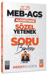 İndeks Akademi 2025 MEB-AGS Algoritması Sözel Yetenek Soru Bankası Çözümlü - 1