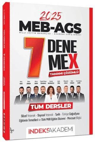 İndeks Akademi 2025 MEB-AGS Tüm Dersler 7 DenemeX Çözümlü İndeks Akademi Yayıncılık - 1