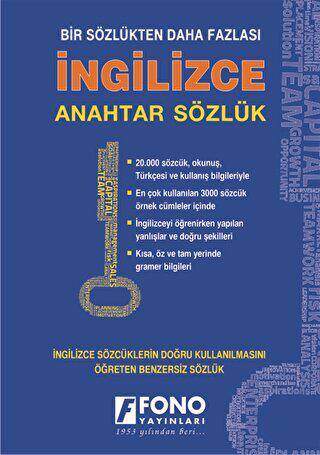 İngilizce Anahtar Sözlük - 1